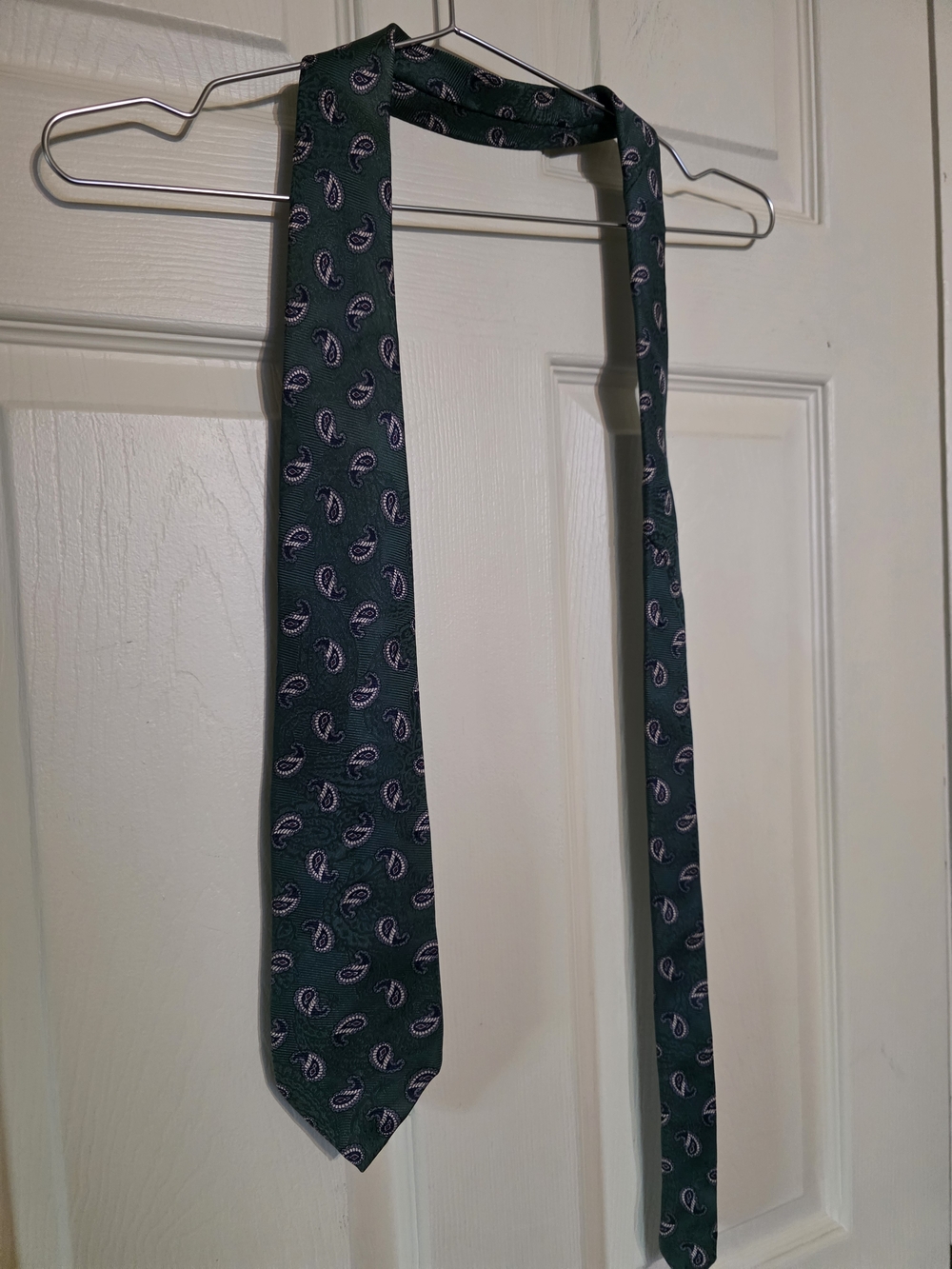 Robert Talbott Teal and Burgundy Paisley Silk Tie